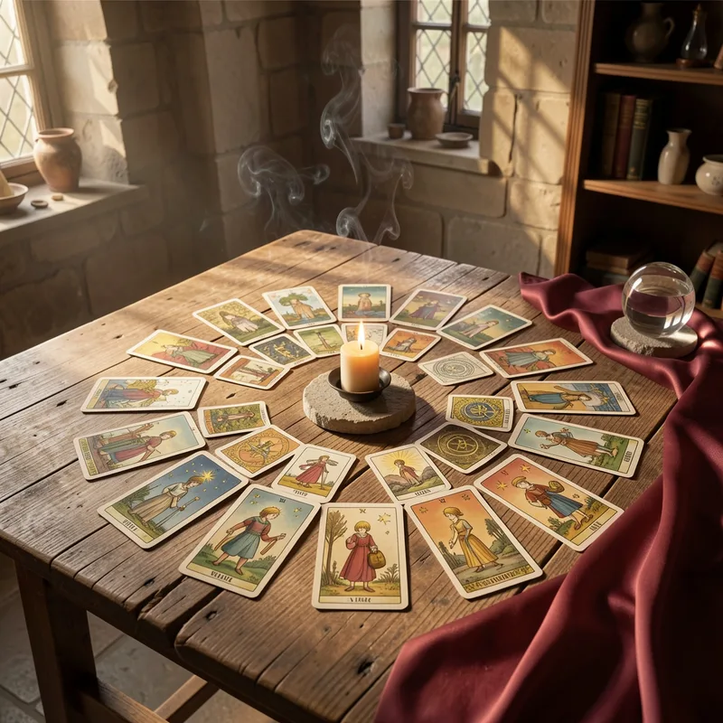 Signification des cartes du tarot divinatoire : guide des 22 arcanes majeurs