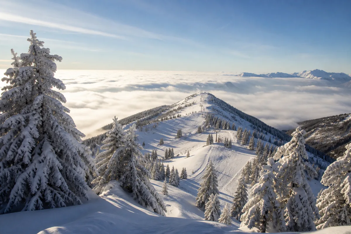 Station de ski près de Chambéry : altitude et enneigement