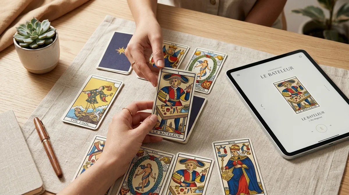 Tarot divinatoire Denis Lapierre gratuit : guide Divitarot et cartomancie